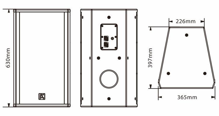 全频扬声器尺寸图