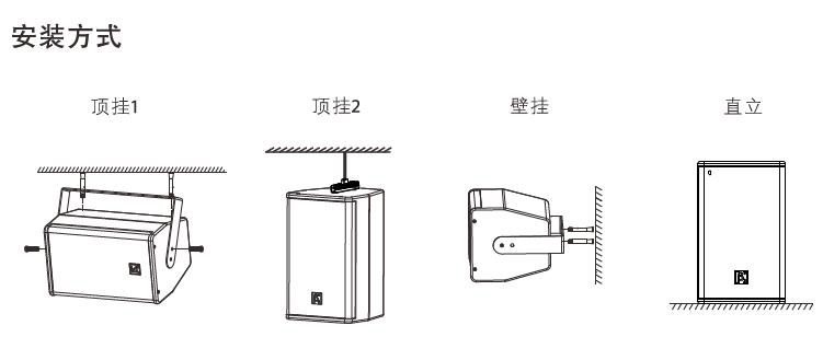 内置2分频8英寸全频扬声器安装图