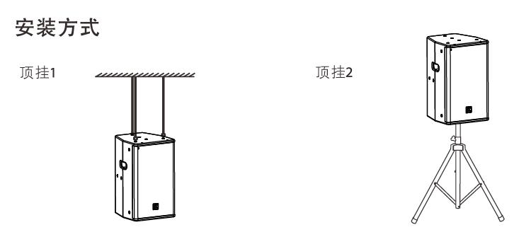 内置2分频15英寸全频扬声器安装图